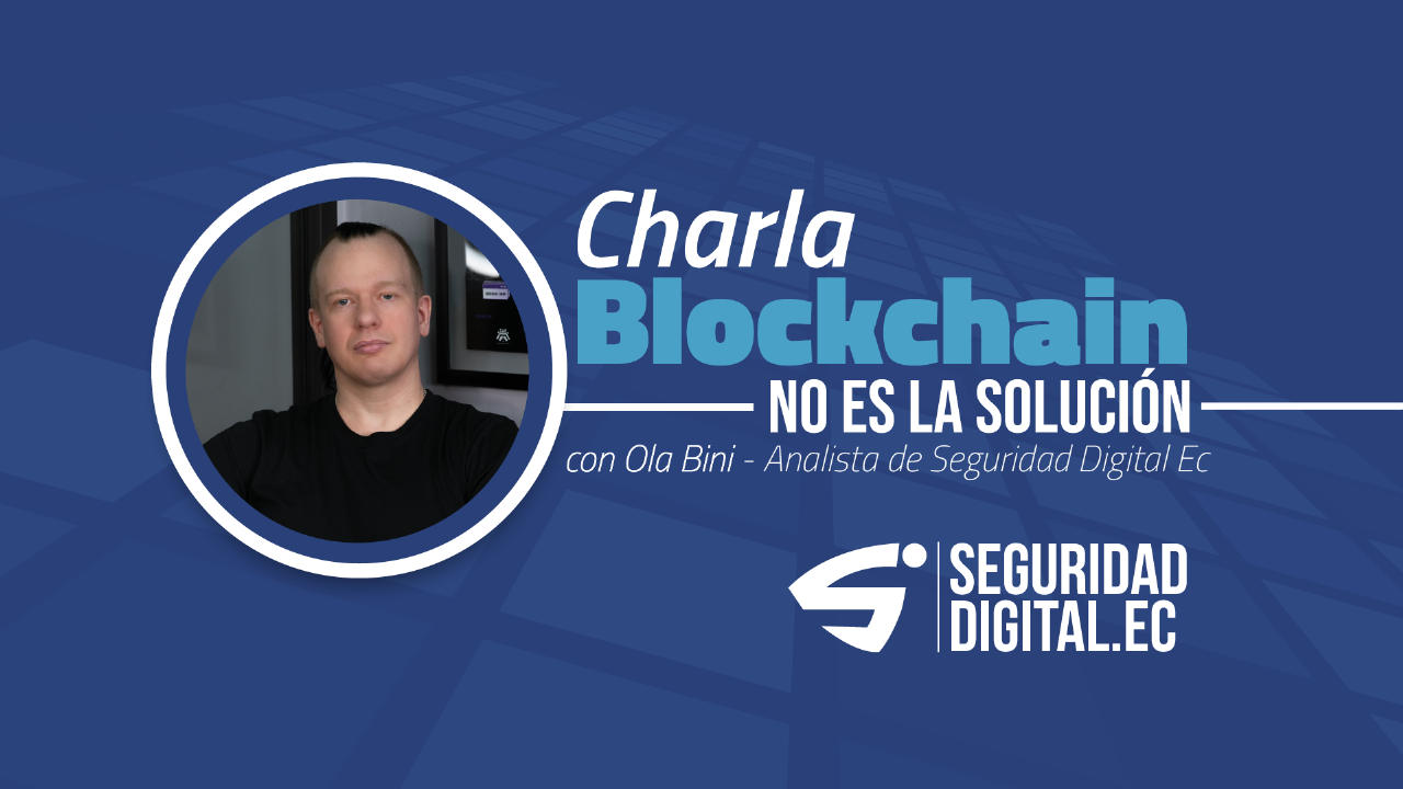 Blockchain no es la solución