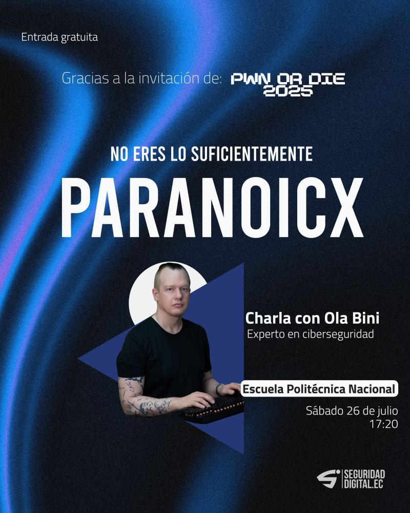 No eres lo suficientemente paranoicx